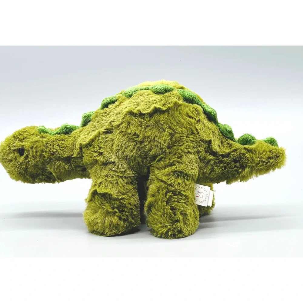 Manhattan Toy Company Stegosaurus Dinosaur‎ Green Plush Stuffed Animal 2016 11